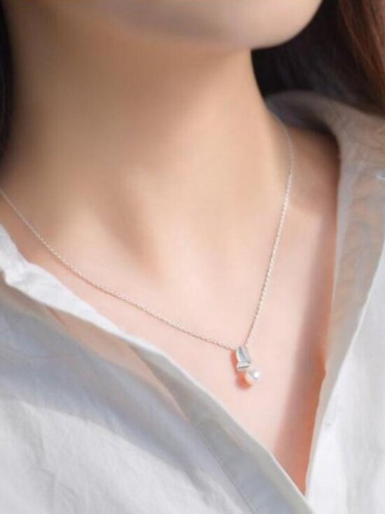 Jewelry - NEW [Set of 3] 925 Sterling Silver Pearl Leaf Set